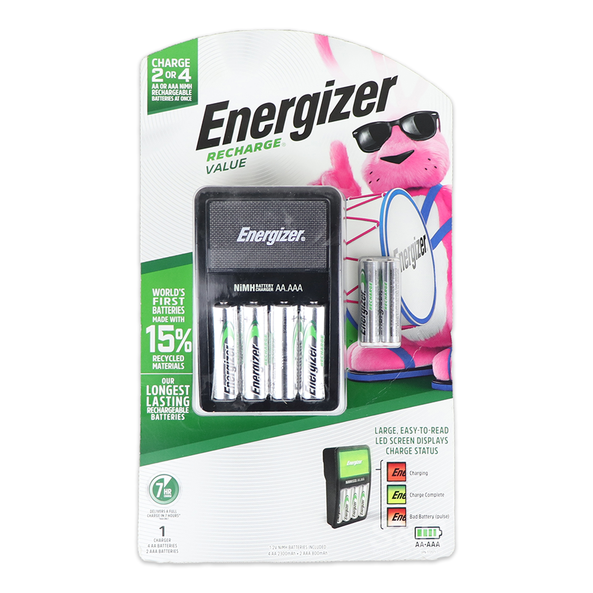 Energizer Rechargeable Batteries 1 set